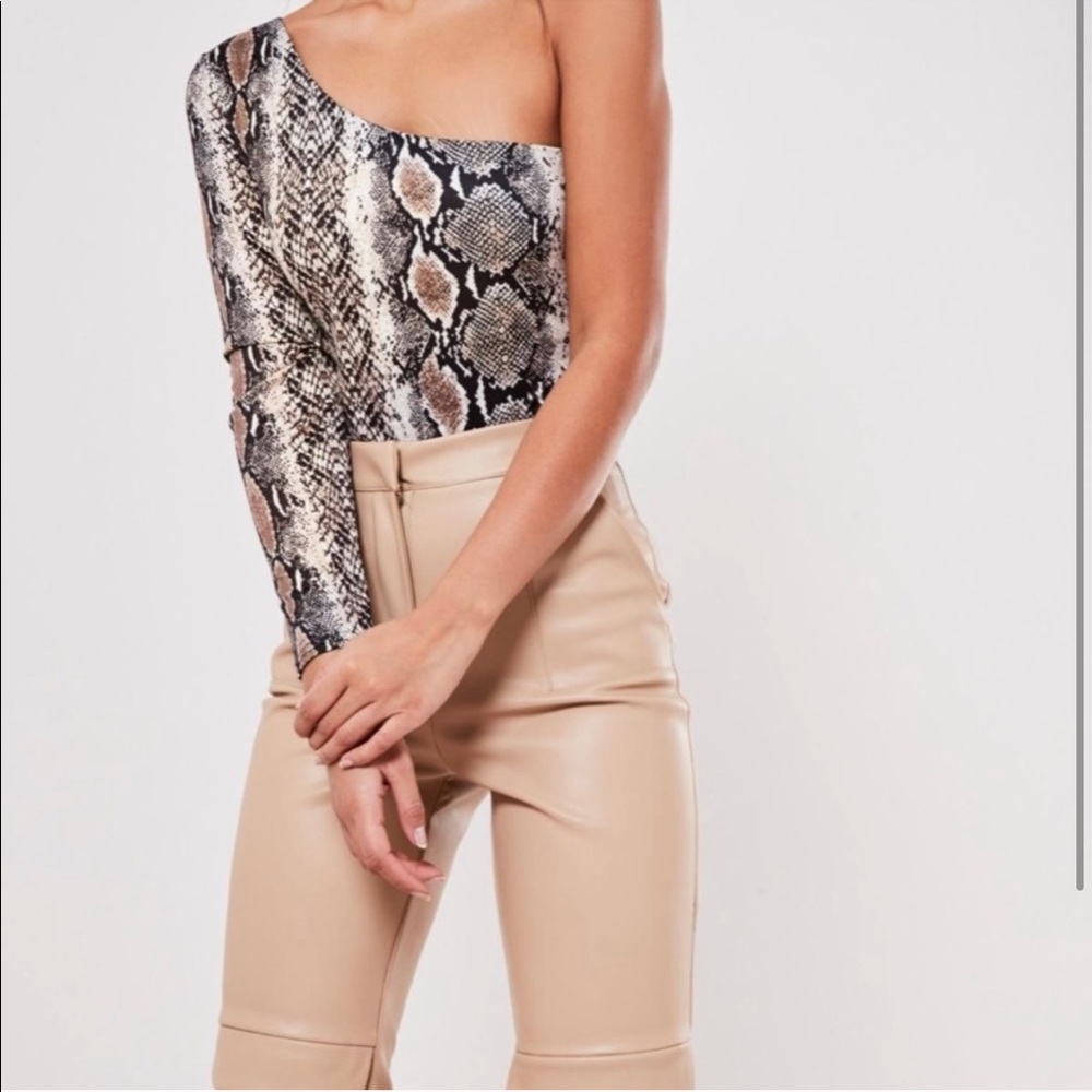 Missguided snakeskin bodysuit